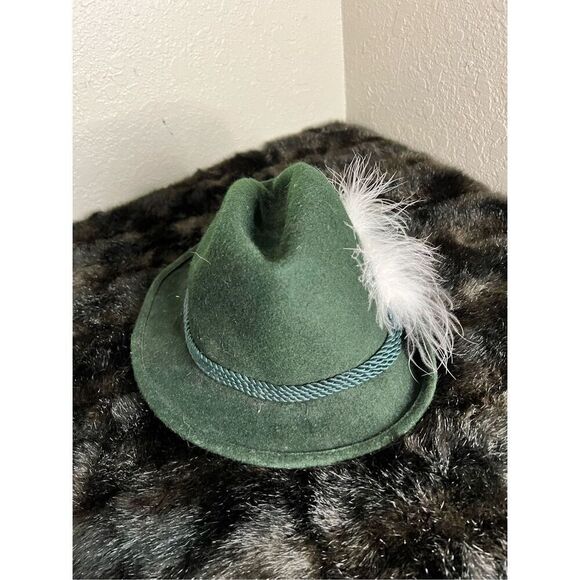 Faustmann WOOL Hat Green fedora lodenhut Oktoberfest 61 - Picture 3 of 6